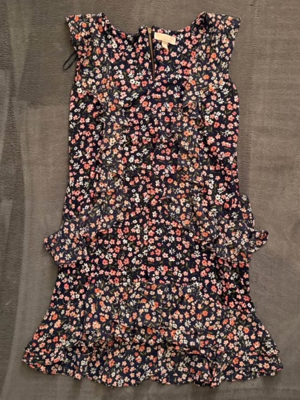 Michael Kors Floral Ruffle Dress
